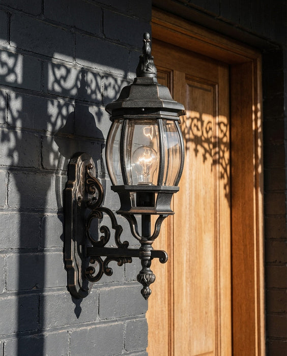 Flinders Small Outdoor Wall Light Antique Bronze IP44 - 1001696