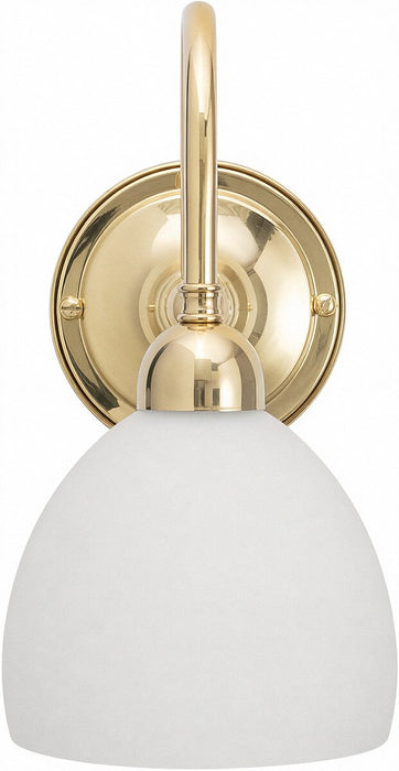 Loxton Wall Light Brass With Decatron Opal Glass - 3000180