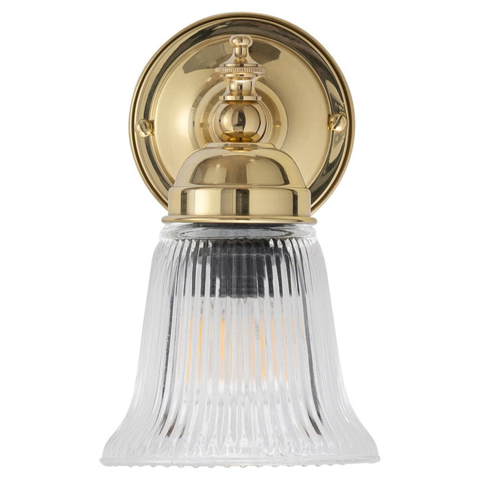 Kline Wall Light Brass With Zipper Clear Glass - 3000335