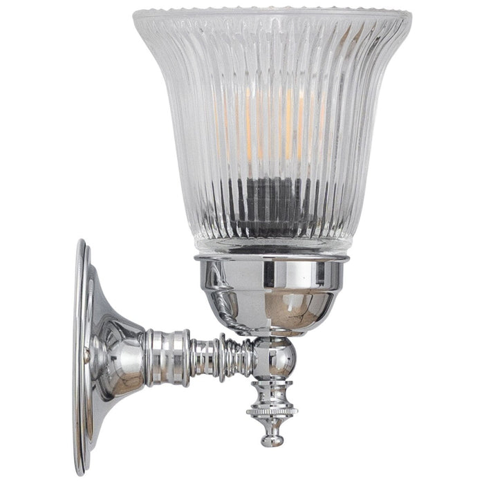 Kline Wall Light Chrome With Zipper Clear Glass - 3010090