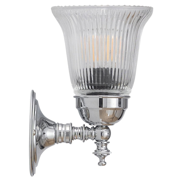 Kline Wall Light Chrome With Zipper Clear Glass - 3010090