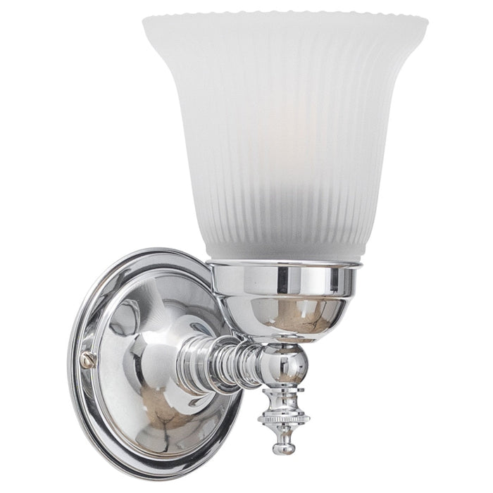 Kline Wall Light Chrome With Zipper Frost Glass - 3010091