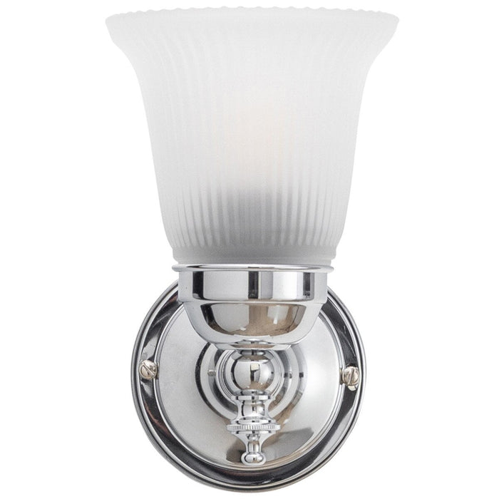 Kline Wall Light Chrome With Zipper Frost Glass - 3010091