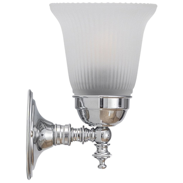 Kline Wall Light Chrome With Zipper Frost Glass - 3010091