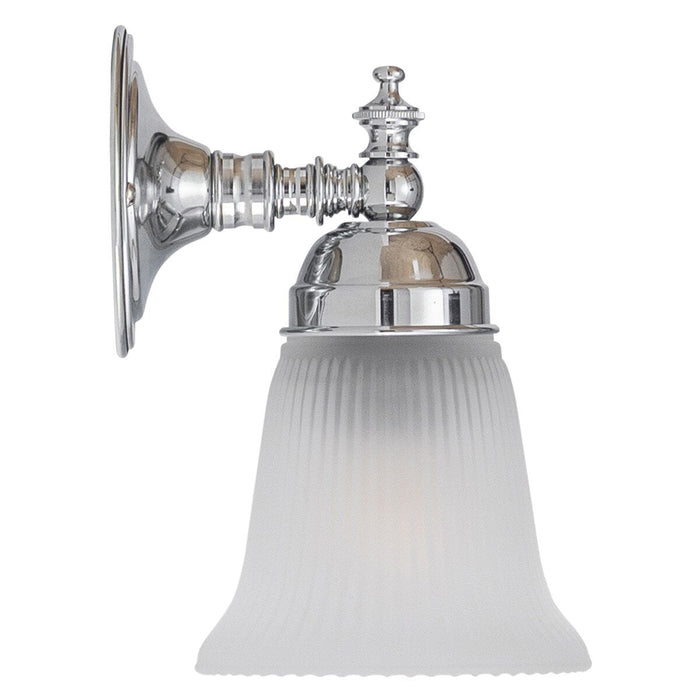 Kline Wall Light Chrome With Zipper Frost Glass - 3010091