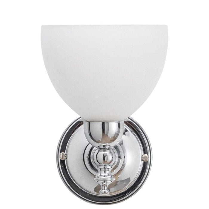 Koscina Wall Light Chrome With Decatron Opal Matt Glass - 3010108