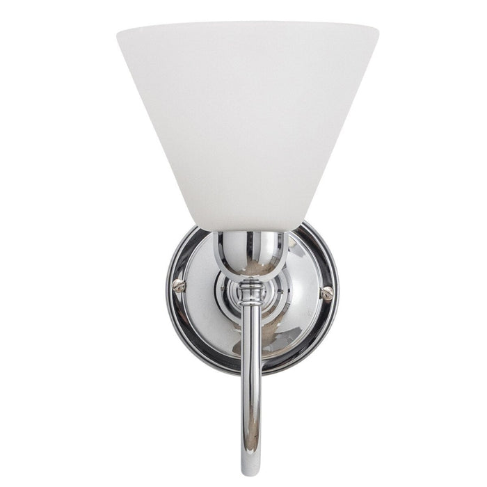 Loxton Wall Light Chrome With Cono Opal Matt Glass - 3010111
