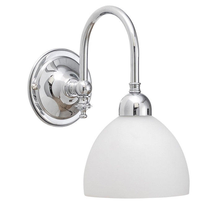 Loxton Wall Light Chrome With Decatron Opal Matt Glass - 3010116