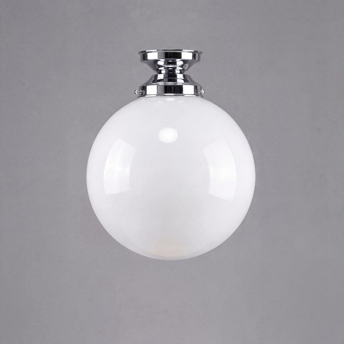 DIY Batten Fix Chrome With 12" Sphere Opal Gloss Glass - 3010234