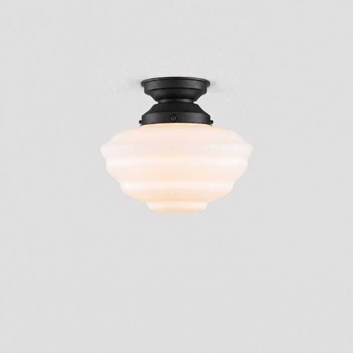 DIY Batten Fix Patina Black With Cannes Opal Matt Glass - 3020035
