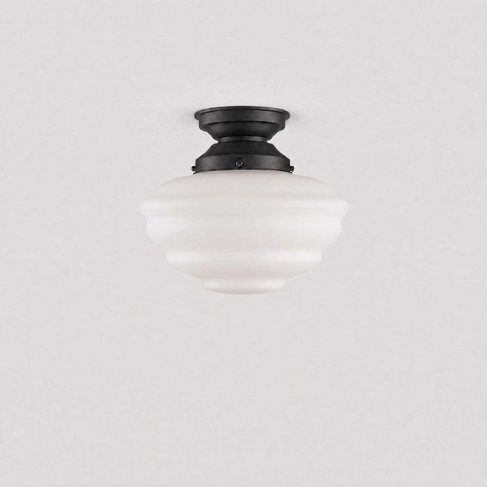 DIY Batten Fix Patina Black With Cannes Opal Matt Glass - 3020035