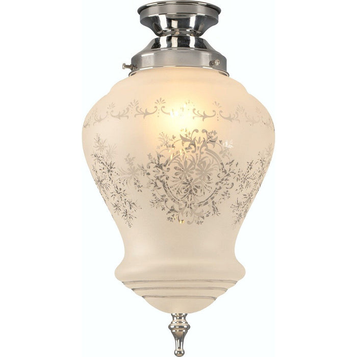 Cambridge Large Batten Fix Light Chrome & Frost Etched - 3090394