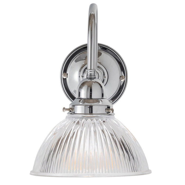 Loxton Wall Light Bracket Chrome & Clear - 3090401