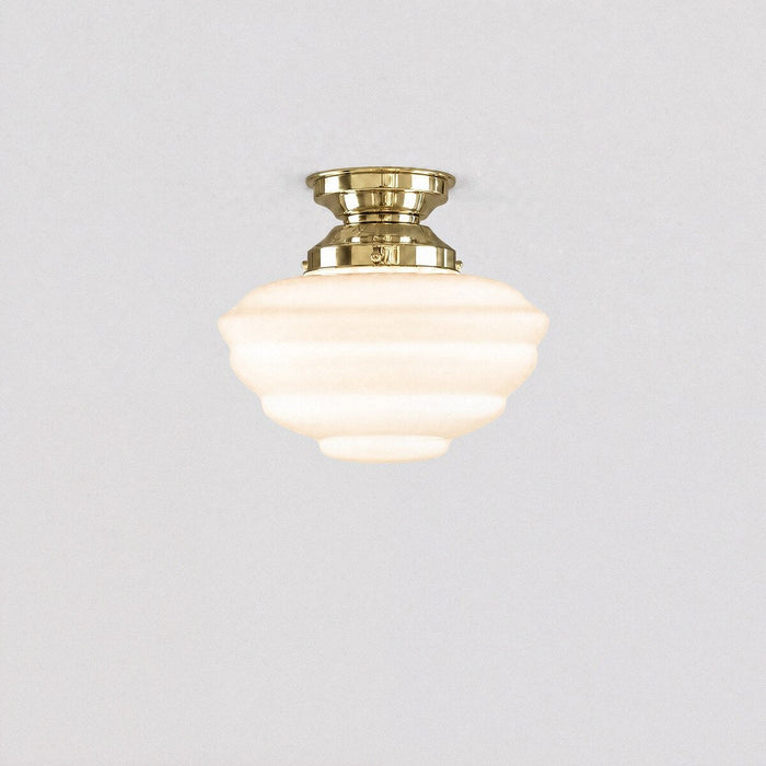 Cannes Batten Fix Light Polished Brass & Opal Gloss - 3090489