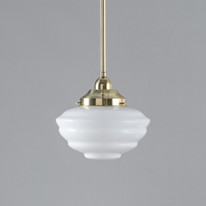 Cannes Pendant Light Polished Brass & Opal Gloss - 3090492
