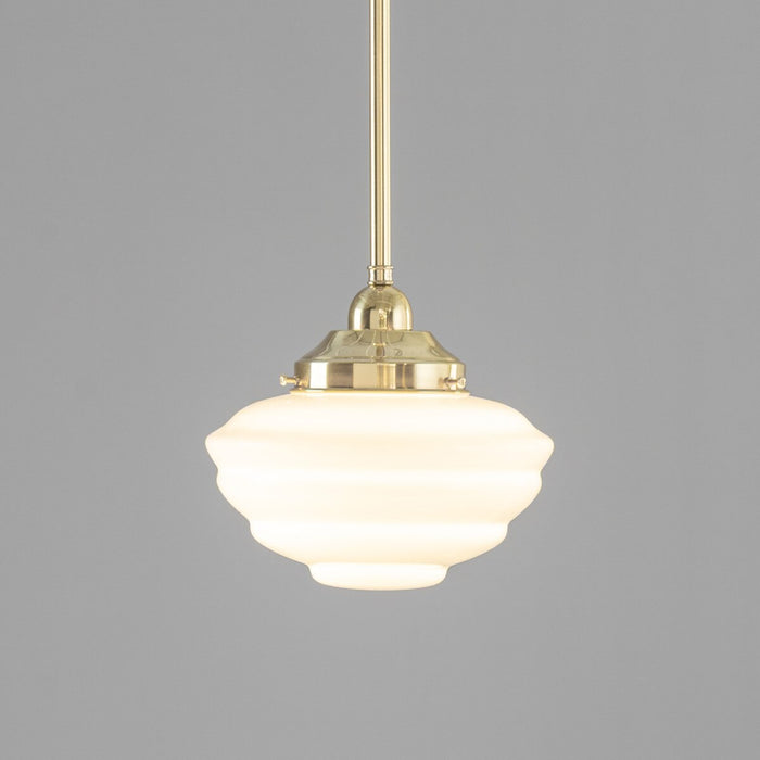 Cannes Pendant Light Polished Brass & Opal Gloss - 3090492