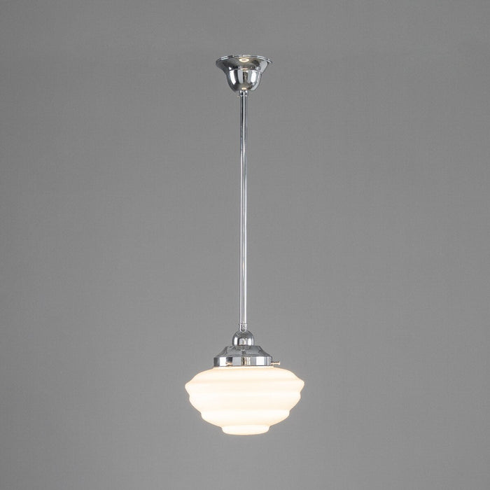 Cannes Pendant Light Chrome & Opal Gloss - 3090493
