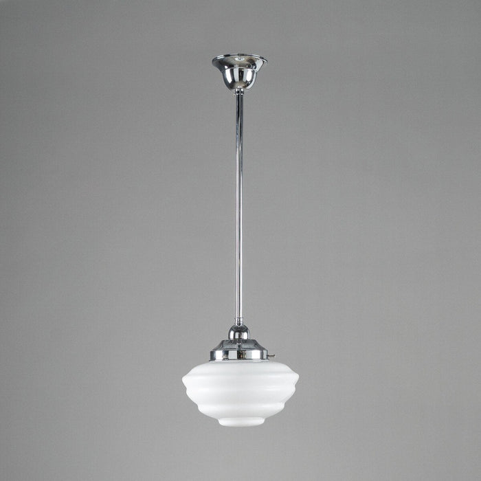 Cannes Pendant Light Chrome & Opal Gloss - 3090493