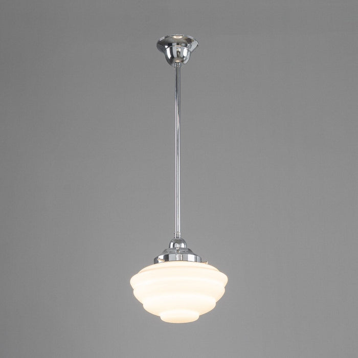 Cannes Pendant Light Chrome & Opal Gloss - 3090493