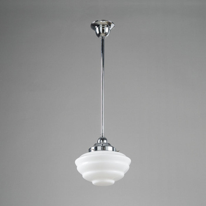 Cannes Pendant Light Chrome & Opal Gloss - 3090493
