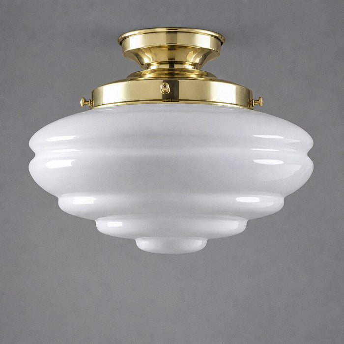 Chateau Batten Fix Light Polished Brass & Opal Gloss - 3090495
