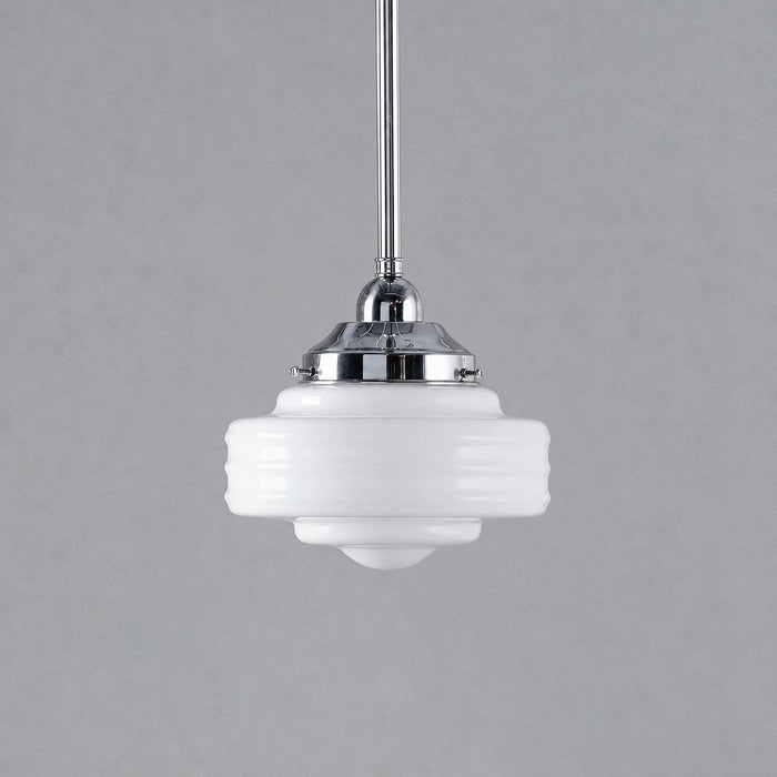 Detroit 8" Pendant Light Chrome & Opal Gloss - 3090511