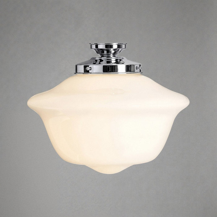 Victorian Schoolhouse 16" Batten Fix Light Chrome & Opal Gloss - 3090526