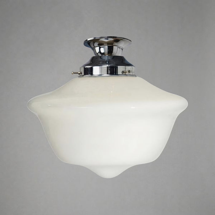 Victorian Schoolhouse 12" Batten Fix Light Chrome & Opal Gloss - 3090538
