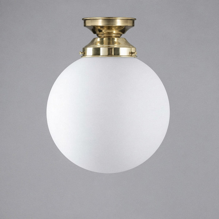 Sphere 10" Batten Light Polished Brass & Opal Matt - 3090548