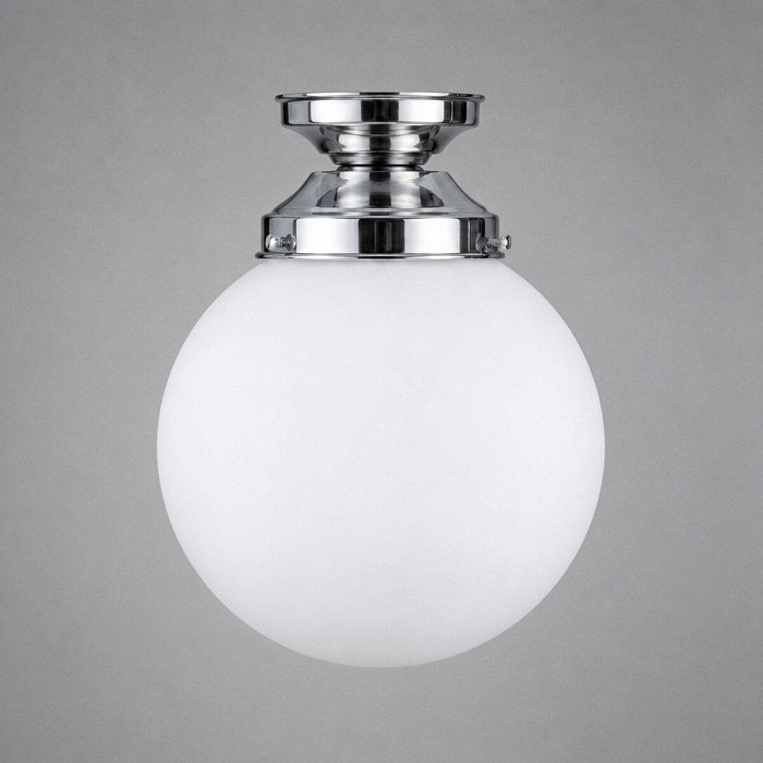 Sphere 8" Batten Light Chrome & Opal Matt - 3090553