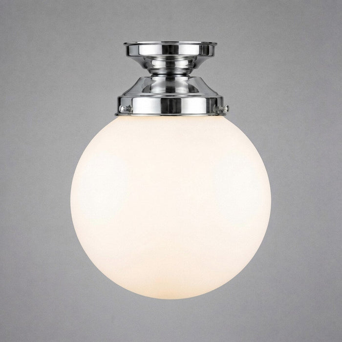 Sphere 8" Batten Light Chrome & Opal Matt - 3090553