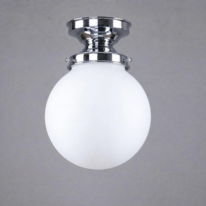 Sphere 6" Batten Light Chrome & Opal Matt - 3090554
