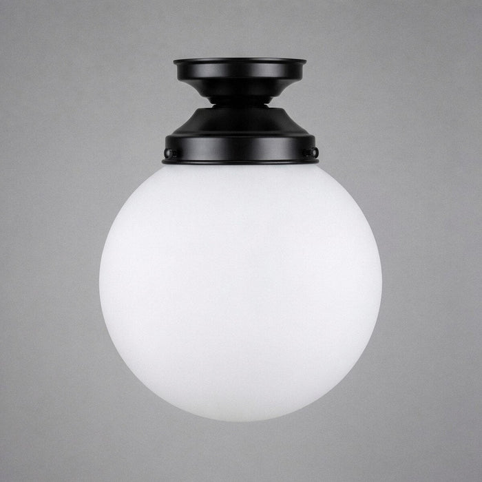 Sphere 8" Batten Light Patina & Opal Matt - 3090557