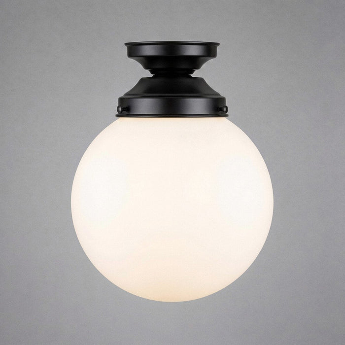 Sphere 8" Batten Light Patina & Opal Matt - 3090557