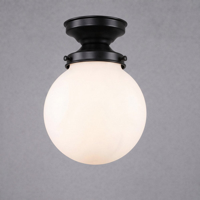 Sphere 6" Batten Light Patina & Opal Matt - 3090558