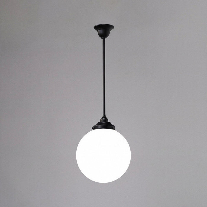 Sphere 10" Pendant Light Patina & Opal Matte - 3090564