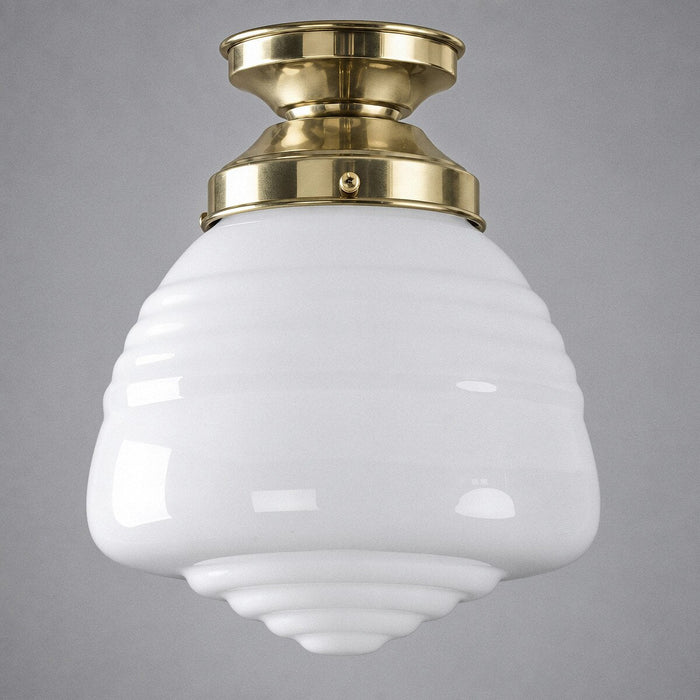 Domec Batten Fix Light Polished Brass & Opal Gloss - 3090596