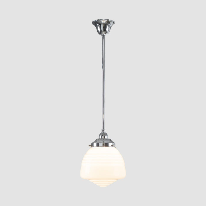Domec Pendant Light Chrome & Opal Gloss - 3090599