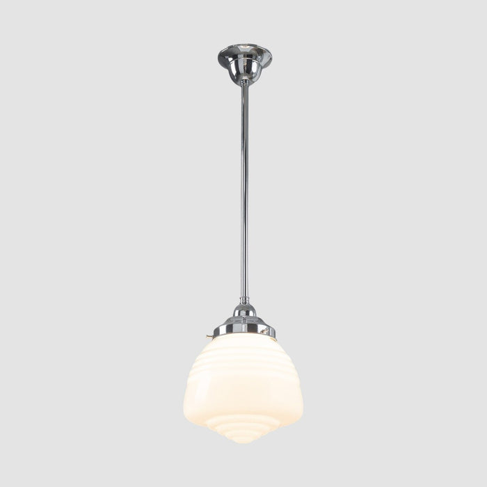 Domec Pendant Light Chrome & Opal Gloss - 3090599