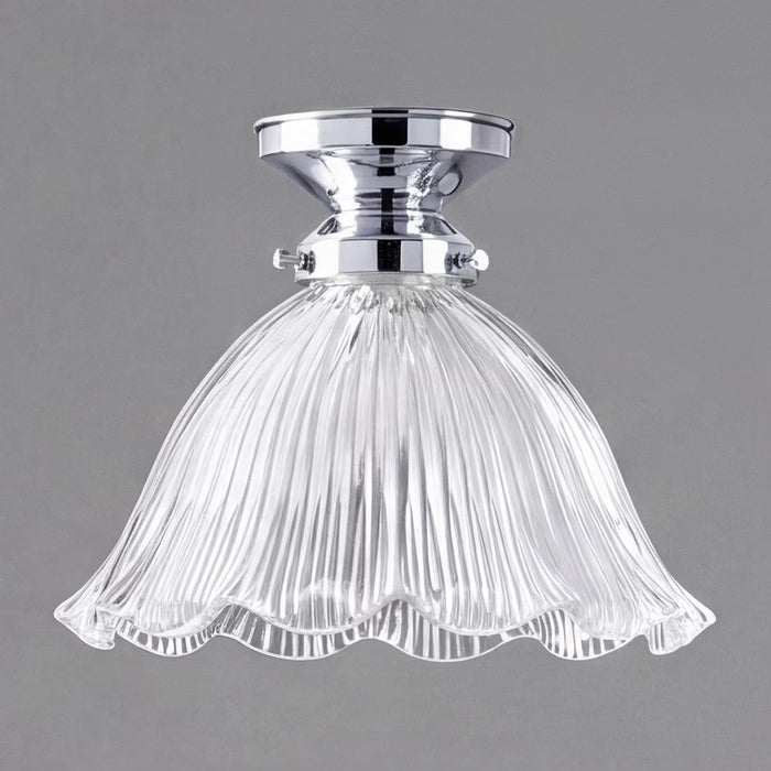 Hallophane 9" Batten Fix Light Chrome & Clear - 3090612