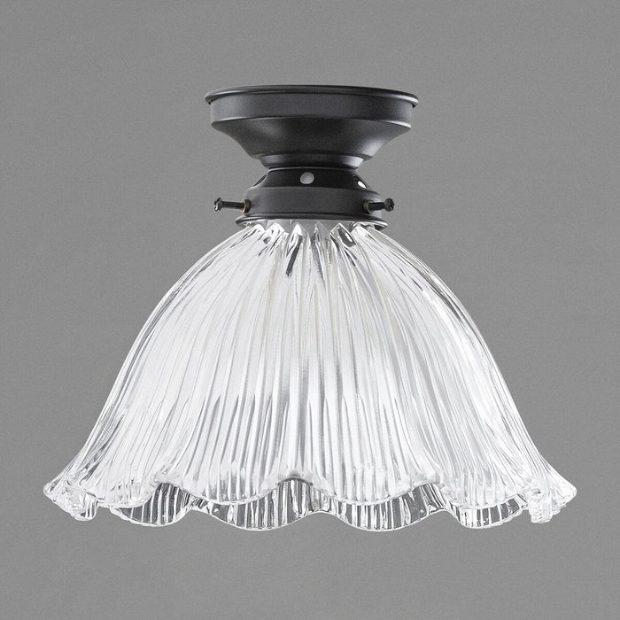 Hallophane 9" Batten Fix Light Patina & Clear - 3090614