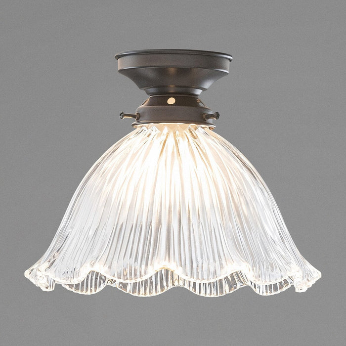 Hallophane 9" Batten Fix Light Patina & Clear - 3090614