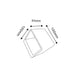 Buy Wall Sconce Australia LONDON LED Interior Wall Light White 6W 3000K - LONDON