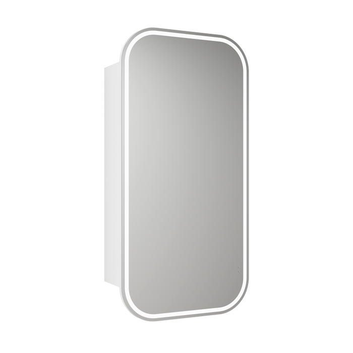 Vienna LED Shaving Cabinet 3CCT Matte White - LSCVIE-450-MW