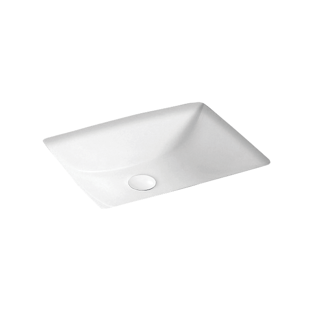 Vela Rectangle Undermount Basin With Overflow - LT-6008