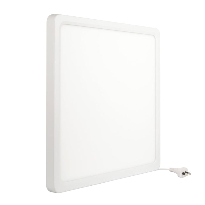 Lunos 400mm LED Oyster Light 30W TRI Colour White - LUNOS OY40.3C-WH