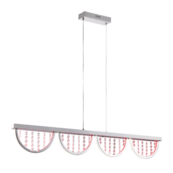 Luxia LED Pendant Light 24W 4000K + RGB Chrome - LUXIA PE120-RGB