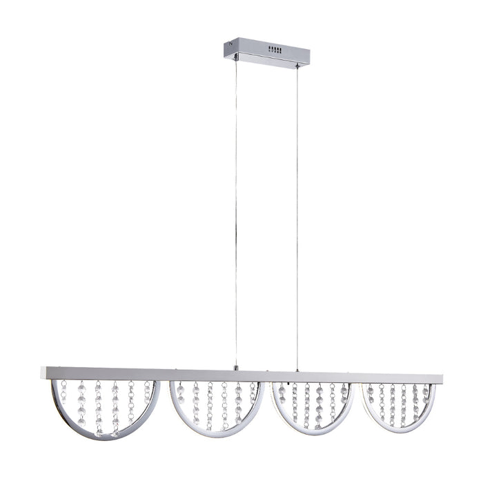 Luxia LED Pendant Light 24W 4000K + RGB Chrome - LUXIA PE120-RGB