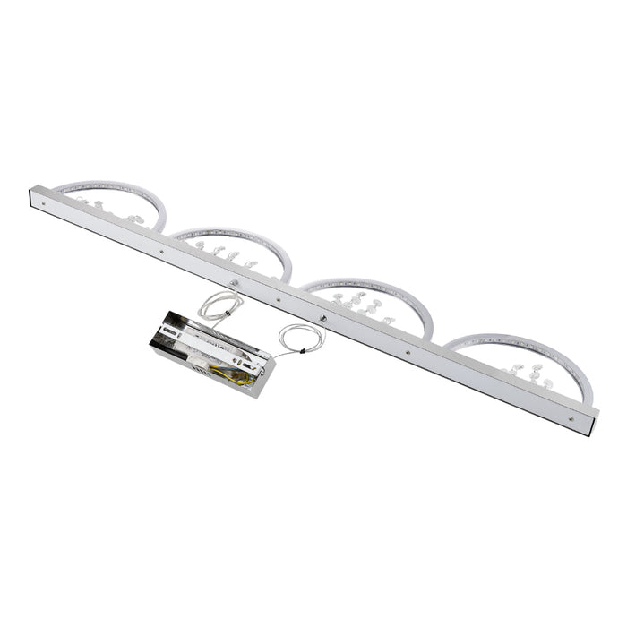 Luxia LED Pendant Light 24W 4000K + RGB Chrome - LUXIA PE120-RGB