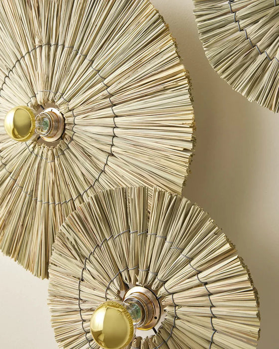 Laos 130mm Large Wall Light Shiny Gold - ARO.A1053/10/ORO+1141/50